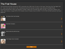 Tablet Screenshot of frathouseonline.com